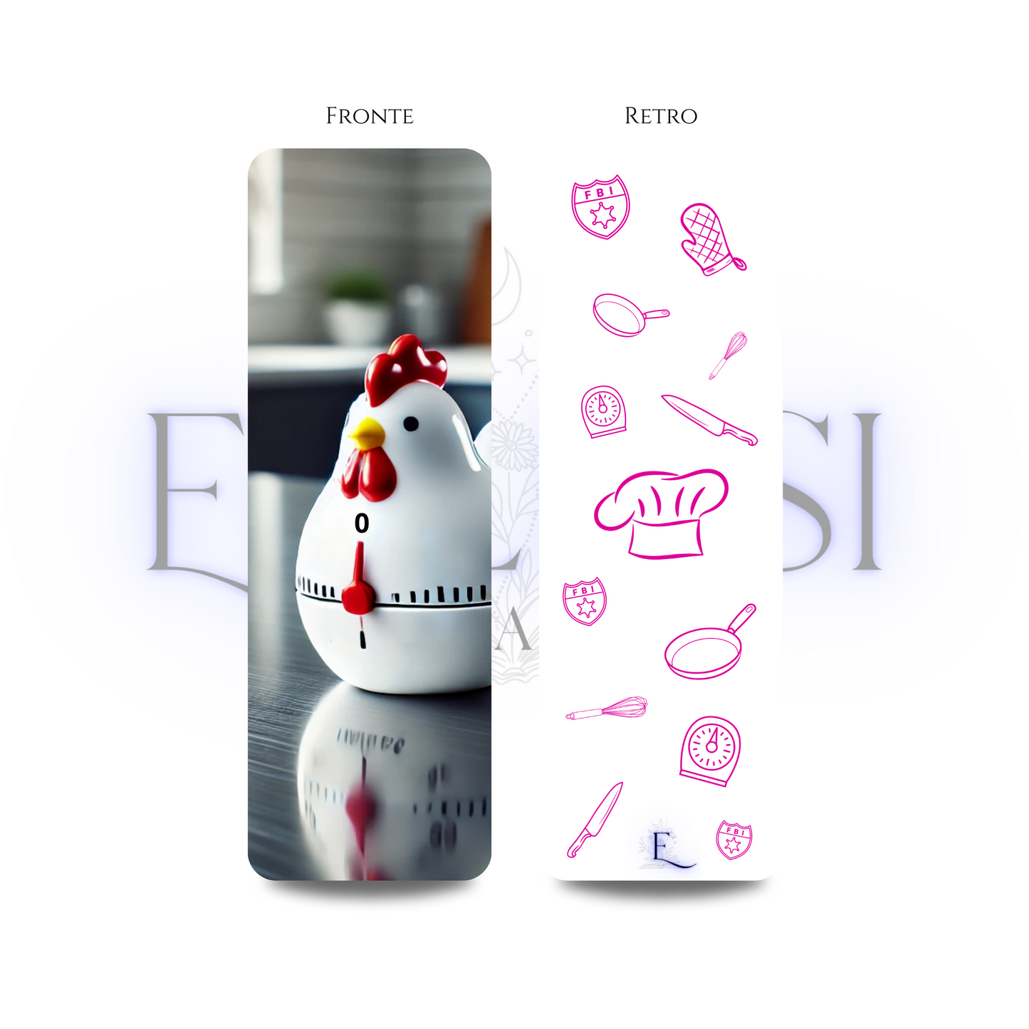 Segnalibro ispirato a Una conquista fuori menù