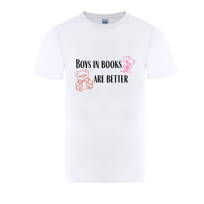 T-Shirt Boys in Books are Better