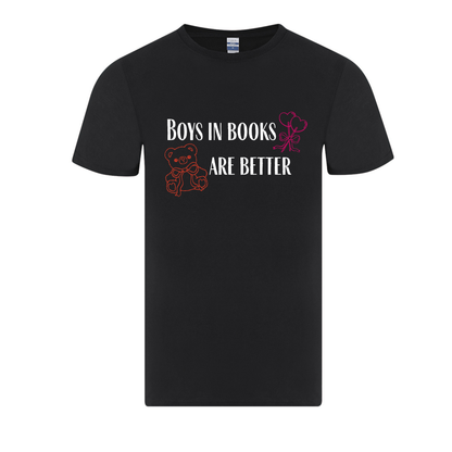 T-Shirt Boys in Books are Better