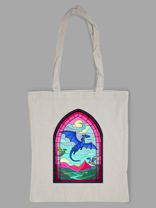 Tote Bag Dragon Window